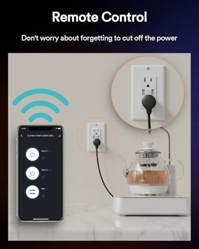 Smart Outlet with USB Ports — Smart Plug, iLintek