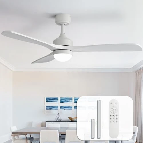 Smart Wood Ceiling Fan with Light — Smart Fan, Sofucor