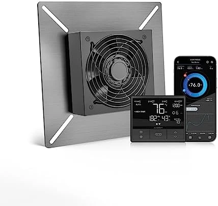 Ventilation Exhaust Fan 6" with WiFi Temperature Humidity Controller — Smart Fan, AC Infinity