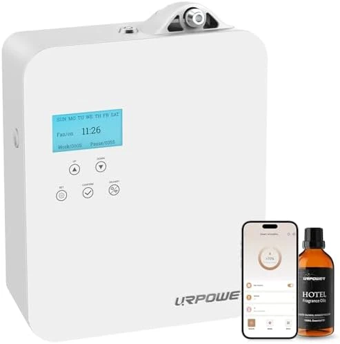 Waterless Nebulizing Scent Diffuser — Essential Oil Diffuser, URPOWER
