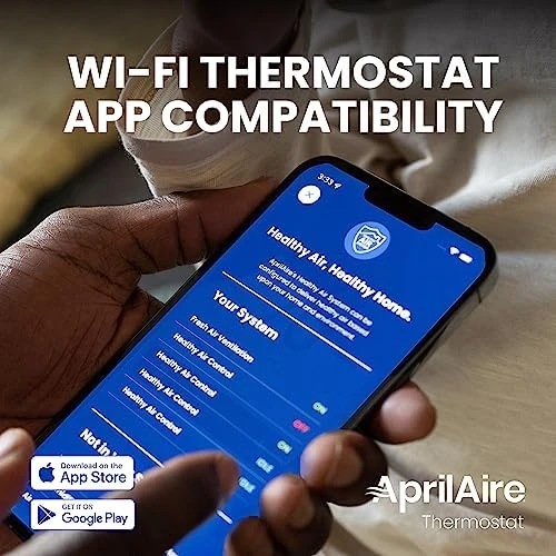 Wi-Fi Programmable Thermostat, Multi-Stage Universal with IAQ Control — Smart Thermostat, AprilAire