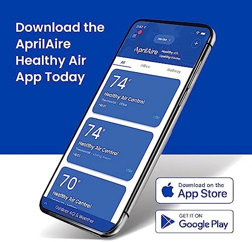 Wi-Fi Programmable Thermostat, Multi-Stage Universal with IAQ Control — Smart Thermostat, AprilAire