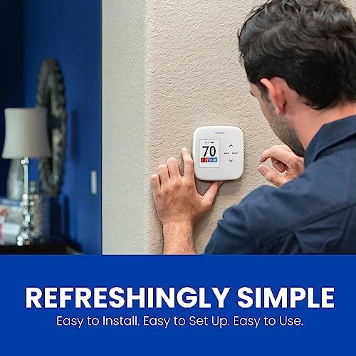 Wi-Fi Programmable Thermostat, Multi-Stage Universal with IAQ Control — Smart Thermostat, AprilAire
