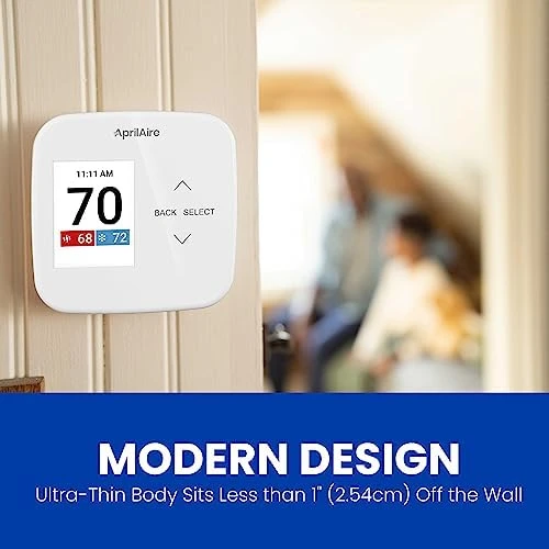 Wi-Fi Programmable Thermostat, Multi-Stage Universal with IAQ Control — Smart Thermostat, AprilAire