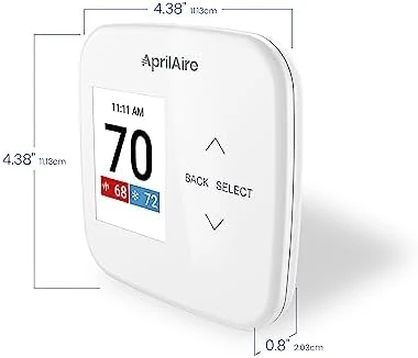 Wi-Fi Programmable Thermostat, Multi-Stage Universal with IAQ Control — Smart Thermostat, AprilAire