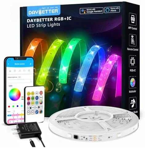 100ft Smart IC WiFi LED Strip Lights — LED Strip Lights, DAYBETTER