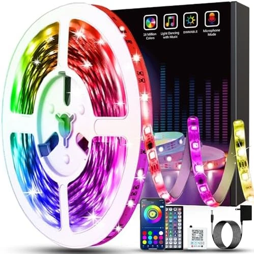 50ft Led Lights for Bedroom — LED Strip Lights, Keepsmile