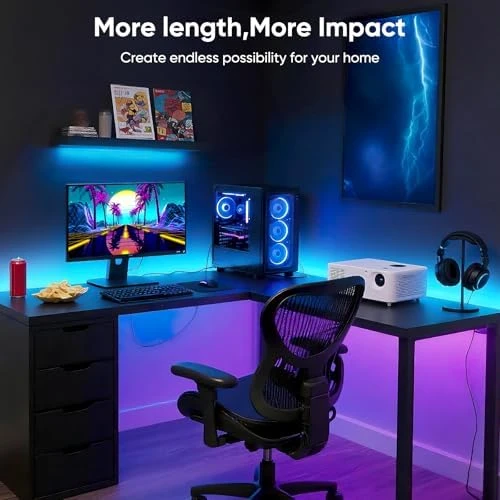 IC Smart RGB LED Strip Lights, 100FT — LED Strip Lights, ERBTY