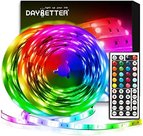 Led Strip Lights 32.8ft Kit with Remote and Power Supply Color Changing — LED Strip Lights, DAYBETTER