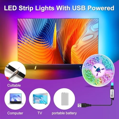 Smart RGB LED TV Backlight Strip — LED Strip Lights, TK99SW