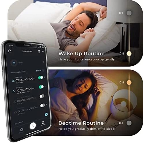 Wi-Fi Smart 10W LED Bulb, Multicolor RGB + Tunable White — Smart Light Bulb, Globe Electric