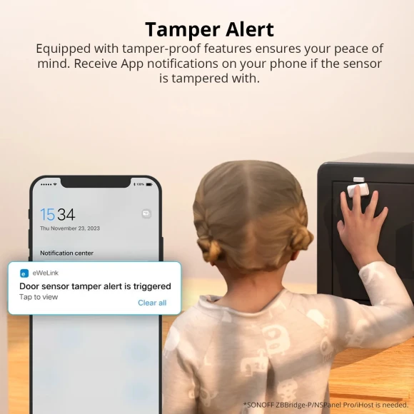 Zigbee Door and Window Sensor — Motion Sensor, Sonoff