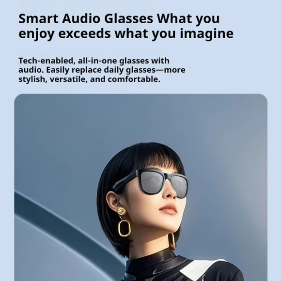AI Intelligent Translation Glasses Headphones — Translator Device, OVO