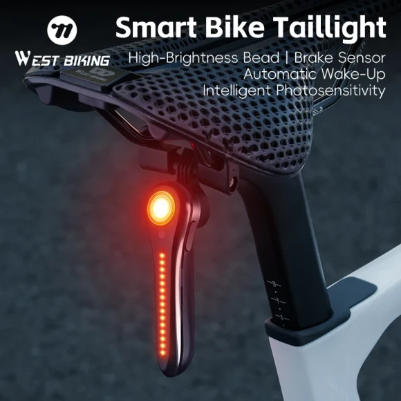 Smart Bike Tail Light — Smart Bike Light, WEST BIKING