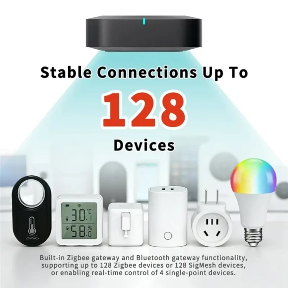 Zigbee Wireless Bluetooth Gateway Home Automation Bridge — Smart Home Hub, Tuya