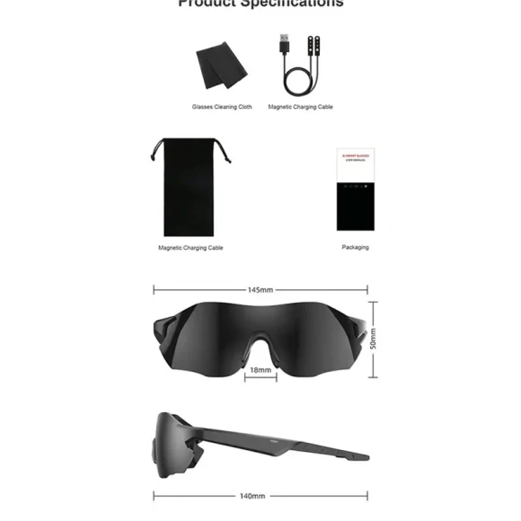 Smart Glasses with Auto-Tinting and Translation Earbuds — Translator Device