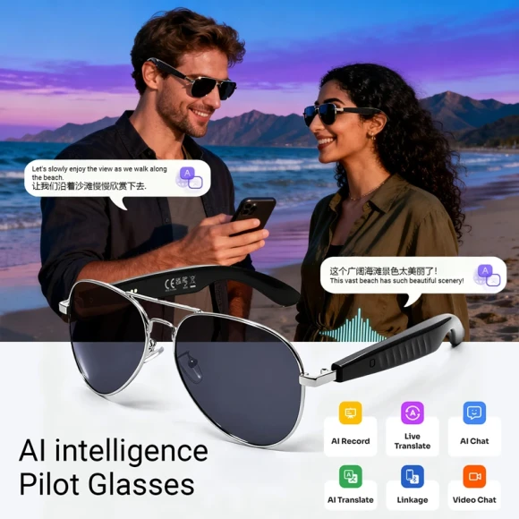 Smart Translation Bluetooth Glasses — Smart Glasses