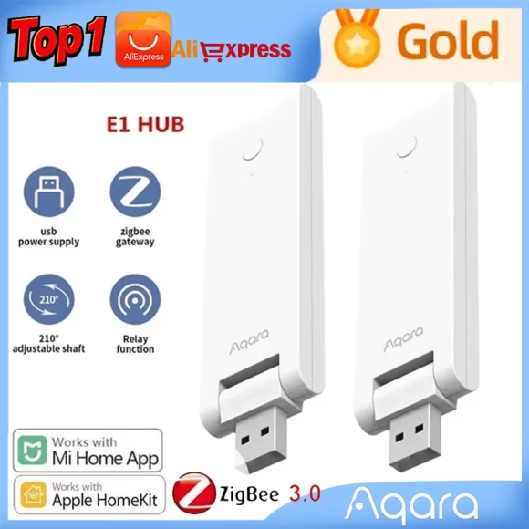 Smart Gateway Hub with Zigbee 3.0 — Smart Home Hub, Aqara
