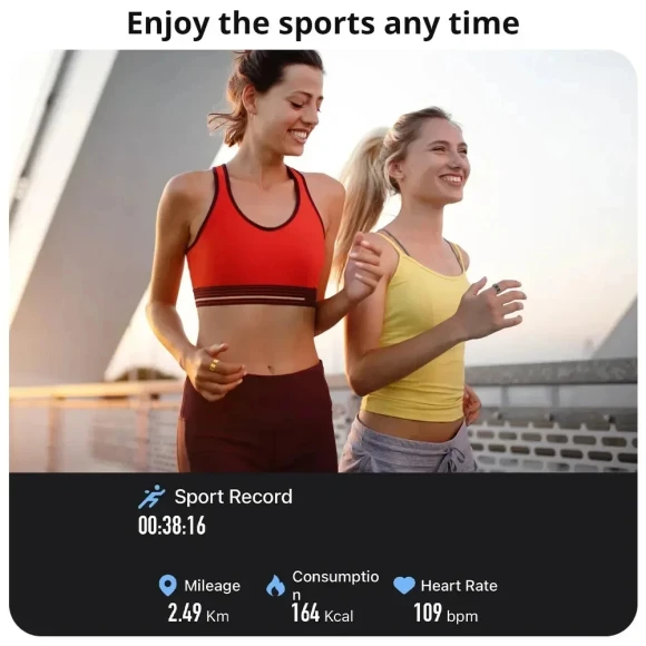 Smart Ring Health Monitor Blood Pressure Sleep Heart Rate Waterproof Multiple Sports Modes — Fitness Tracker