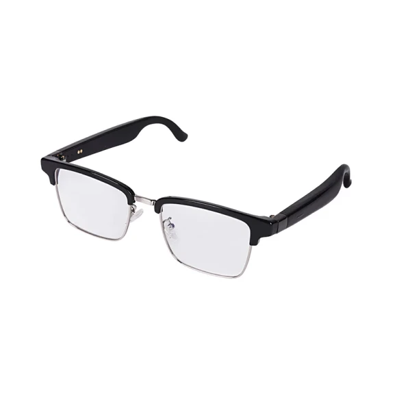Bluetooth Music Calling AI Translation Anti Blue Light UV Hybrid Full Eyebrow Smart Glasses — Smart Glasses, GM7