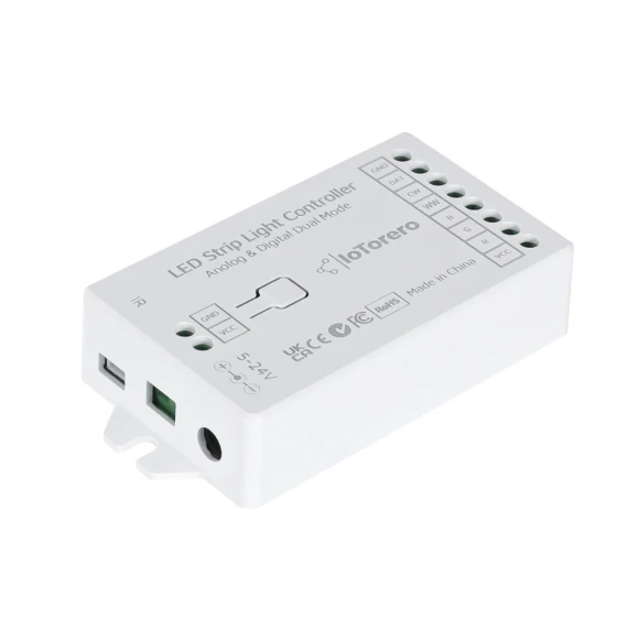 PWM RGBCCT Addressable Dual Mode Strip Controller — LED Strip Lights, IoTorero