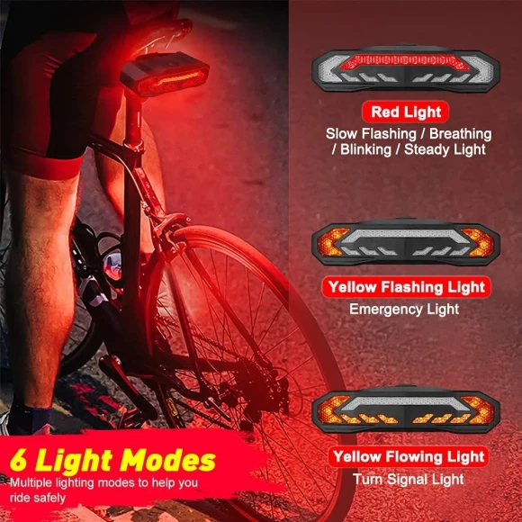 Smart Bike Turn Signal and Tail Light with Horn — Smart Bike Light