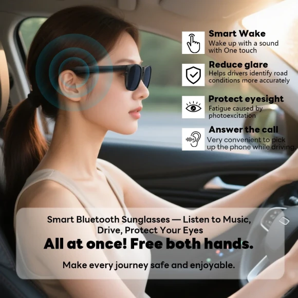 Smart Bluetooth Sunglasses — Smart Glasses, LAXASFIT