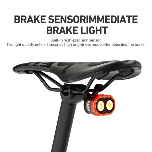Smart Brake Sensing Bike Tail Light — Smart Bike Light, CYCLAMI