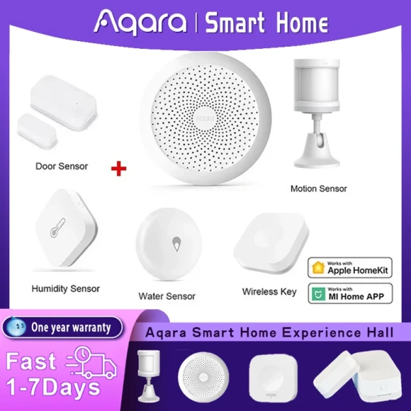Smart Home Gateway M1S with Sensors Kit — Smart Home Hub, Aqara