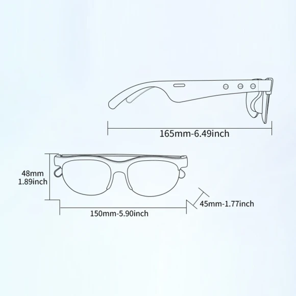 AI Intelligent Translation Glasses — Smart Glasses