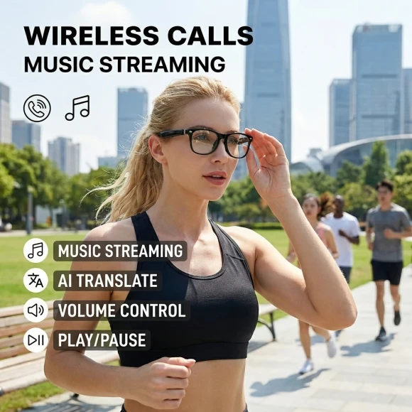 AI Translation Smart Audio Glasses — Translator Device, Senbono