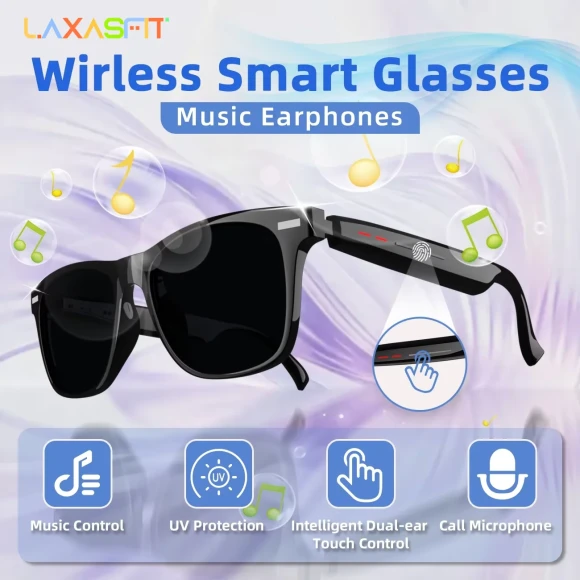 Bluetooth Smart Sunglasses — Smart Glasses, LAXASFIT