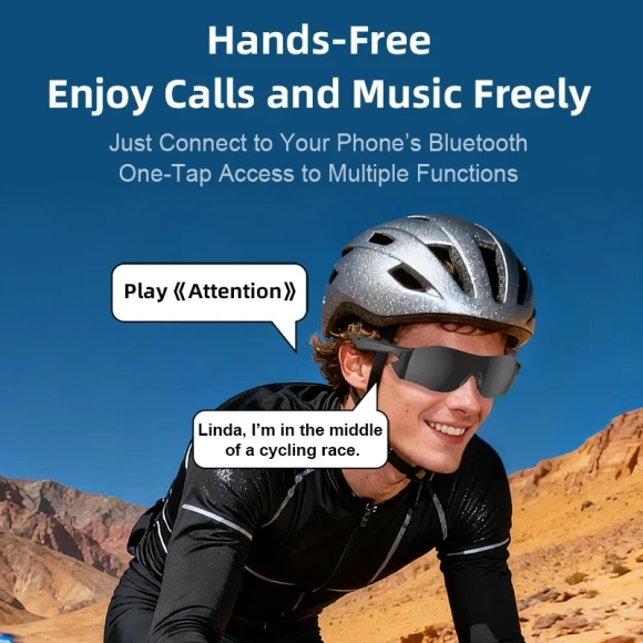 Smart Audio Sports Cycling Glasses — Smart Glasses, OnePlus