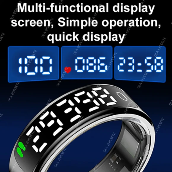 Smart Ring with LED Display and Health Monitoring — Smart Ring