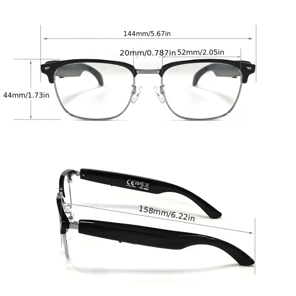 144+ Languages Translator AI Smart Glasses — Smart Glasses, Senbono