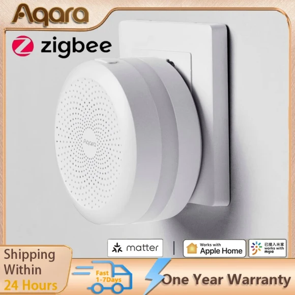 Smart Gateway with RGB Night Light — Smart Home Hub, Aqara