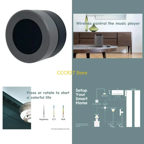 Zigbee Wireless Switch Button Controller — Smart Button Pusher
