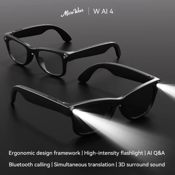 AI Translation Smart Glasses with Bluetooth Calling and Flashlight — Smart Glasses, OnePlus