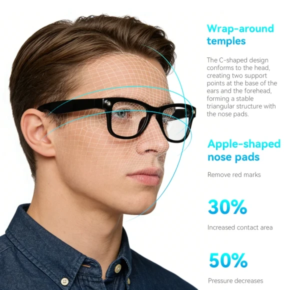 AI Translation Smart Glasses with Bluetooth Calling and Flashlight — Smart Glasses, OnePlus