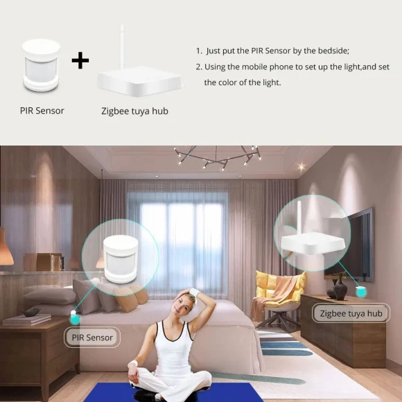 Smart Home Security Alarm Kit with Sensors — Motion Sensor, Zemismart