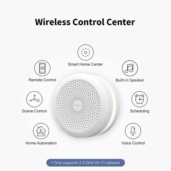 Smart Hub Gateway with LED Night Light — Smart Home Hub, Aqara