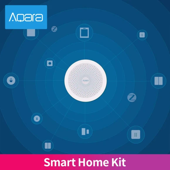 Zigbee Gateway Hub with RGB LED Night Light — Smart Home Hub, Aqara
