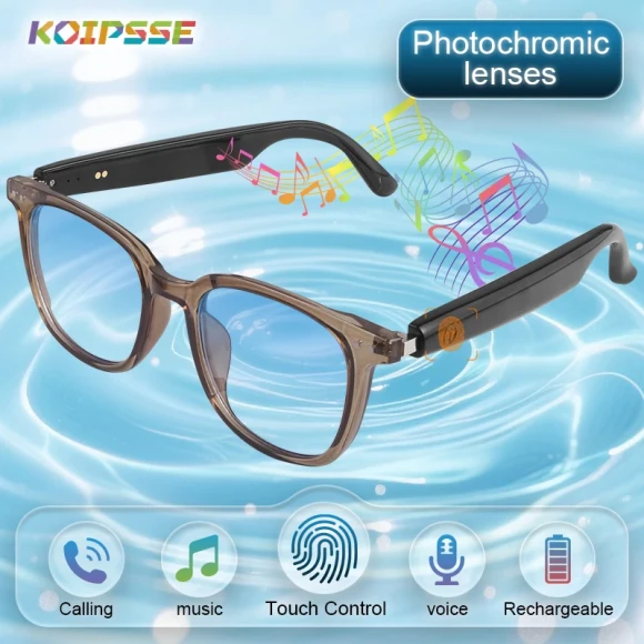 Color-Changing Dual Speaker Smart Glasses — Smart Glasses, KOIPSSE