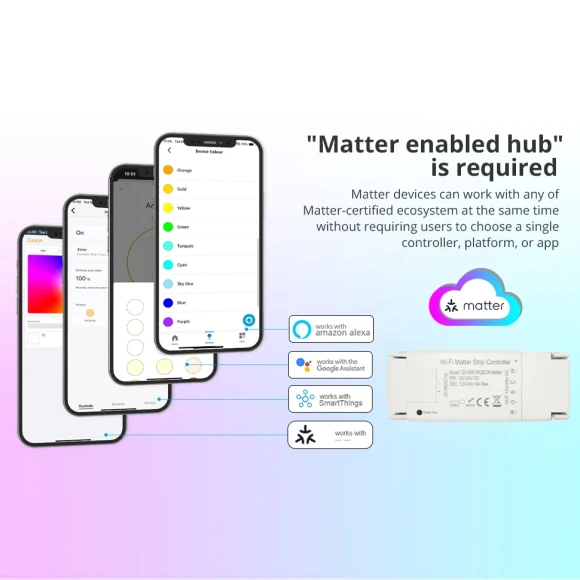WiFi RGB+CCT LED Controller — LED Strip Lights