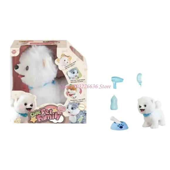 Companion Animal Electric Pet Toy with Simulation Voice Activation — Robot Pet