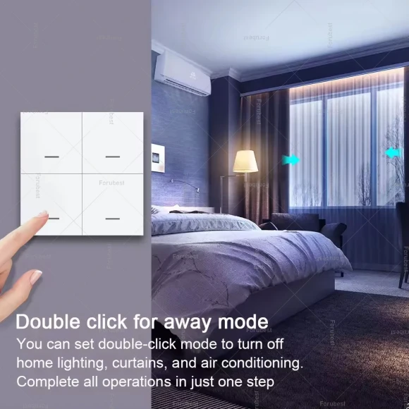 Smart Scene Switch Push Button Controller — Smart Switch, Tuya