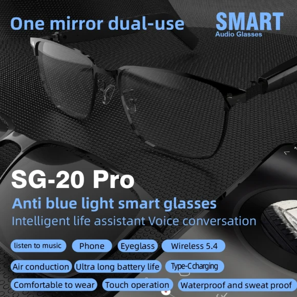 2-in-1 TWS Smart Glasses — Smart Glasses