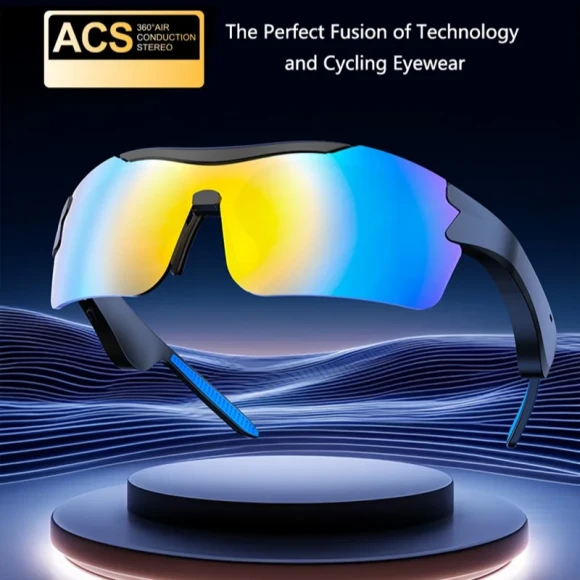 Bluetooth Cycling Sun Protection Glasses — Smart Glasses, Lenovo