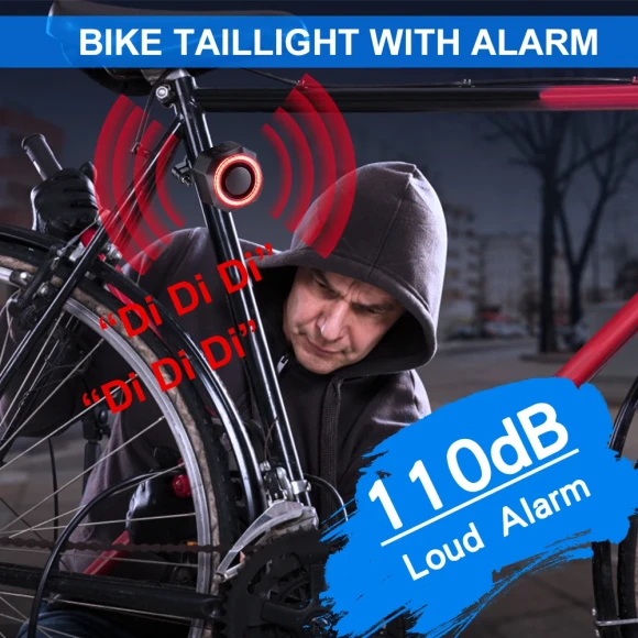 Bicycle Taillight with Alarm and Brake Sensing — Smart Bike Light, Awapow