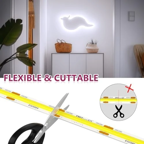 COB LED Strip Lights White 5000K — LED Strip Lights, EMITEVER